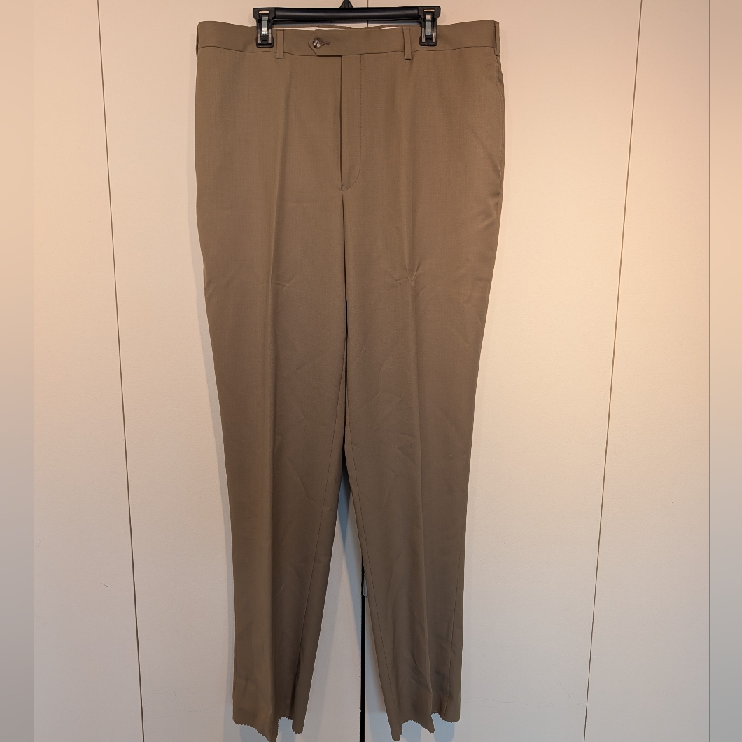 Jos. A. Bank Classic 100% Wool Dress Pants 40r Raw Hem Nwt